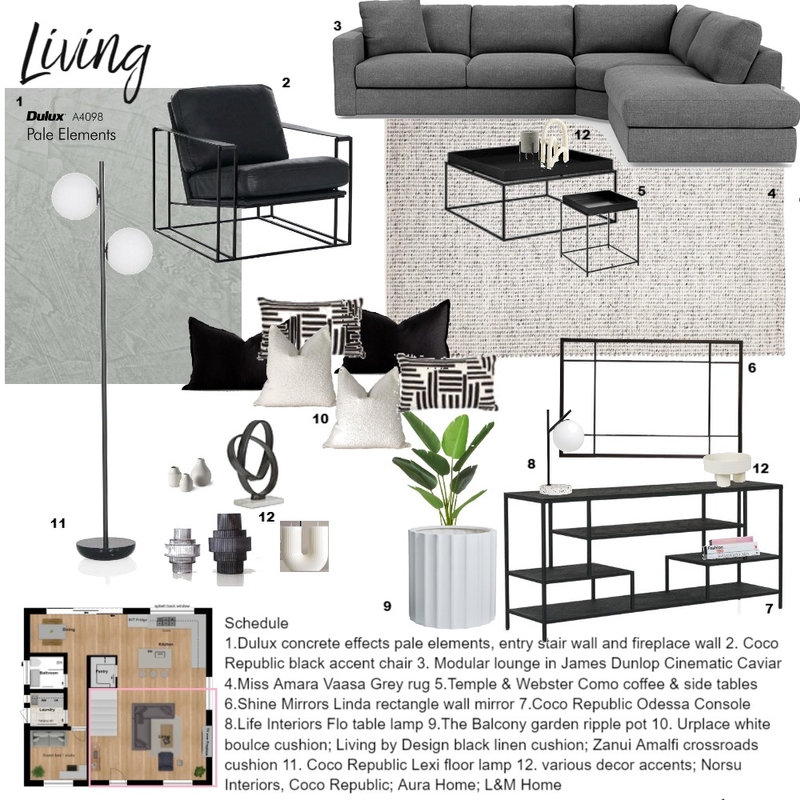 living Mood Board by RoseHass on Style Sourcebook