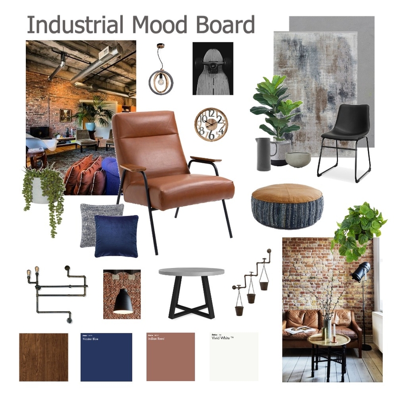 Industrial Mood Board Mod 3 Part A    2 Mood Board by Lisa P on Style Sourcebook