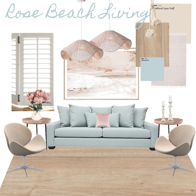 Rose Beach Mood Board by Jennifer Münch on Style Sourcebook