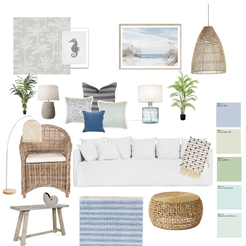 Coastal Living Room Mood Board by juliafrancesca on Style Sourcebook