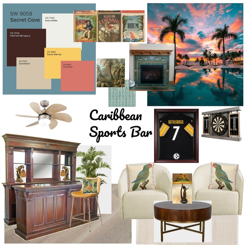 Caribbean Sports Bar Mood Board by catpar33 on Style Sourcebook