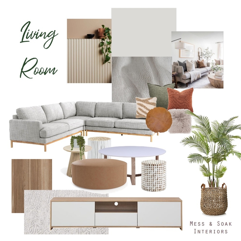 Moodboard - Living Room Mood Board by Mess&Soak on Style Sourcebook