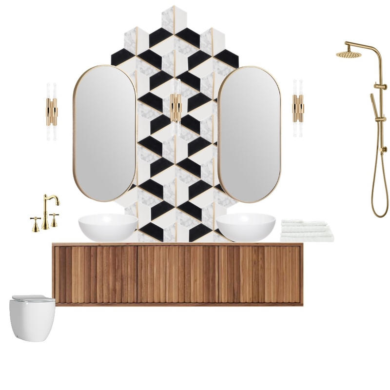 Bathroom - Art Deco Mood Board by JulianaDias on Style Sourcebook