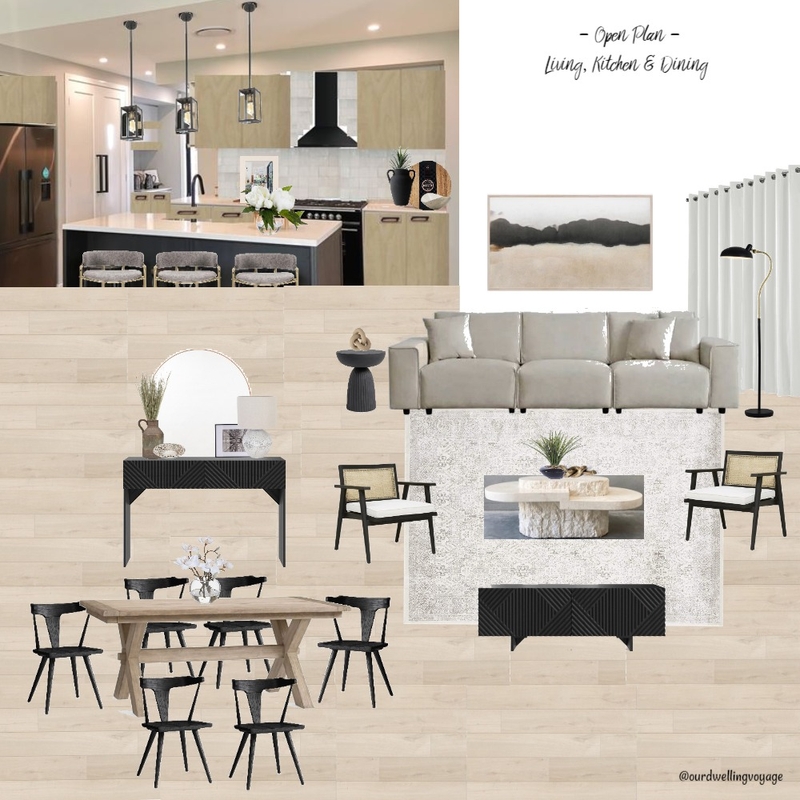 Open Plan - Living, Kitchen & Dining Mood Board by Casa Macadamia on Style Sourcebook