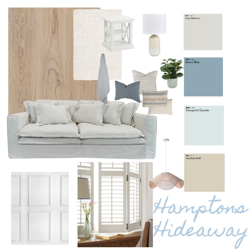Hamptons Hideaway Mood Board by cmitchell on Style Sourcebook