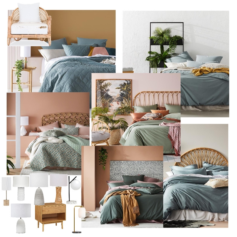 Green Bedroom Mood Board by JustineHill on Style Sourcebook