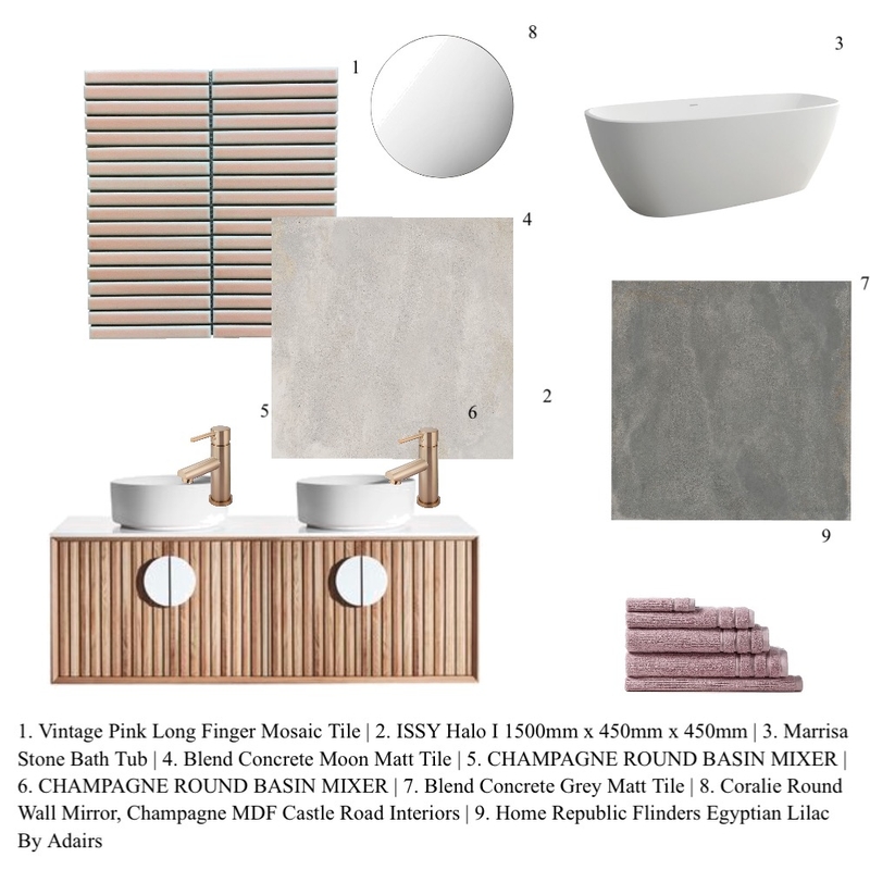 Bathroom Mood Board by Catherine Hotton on Style Sourcebook