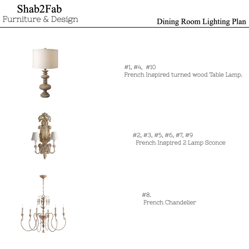 Living Room Lighting Plan Mood Board by Shab2Fab on Style Sourcebook