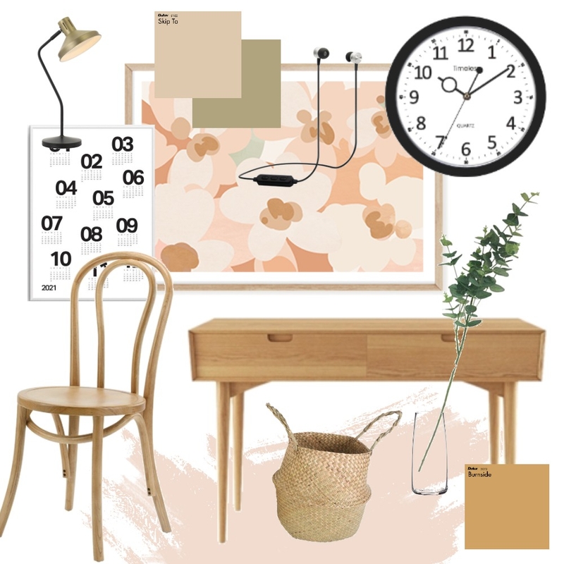 Working From Home Station Mood Board by Designingly Co on Style Sourcebook