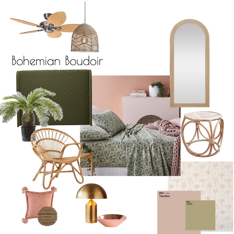 Relaxing Bohemian Mood Board by michelle Catrucco on Style Sourcebook