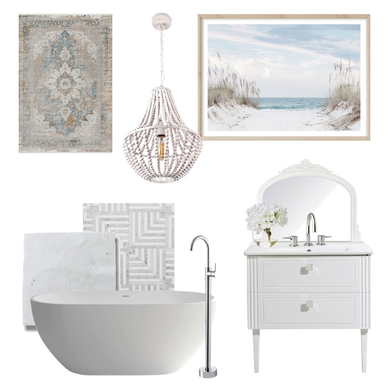 Bougie Beach Bathroom Mood Board by lalarell_design on Style Sourcebook