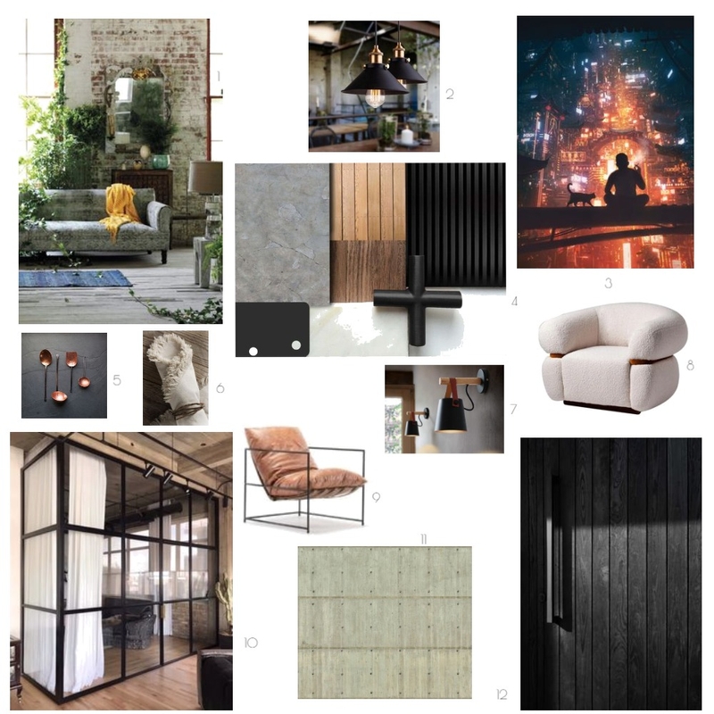 Industrial Mood Board by Alisha Altarelli on Style Sourcebook