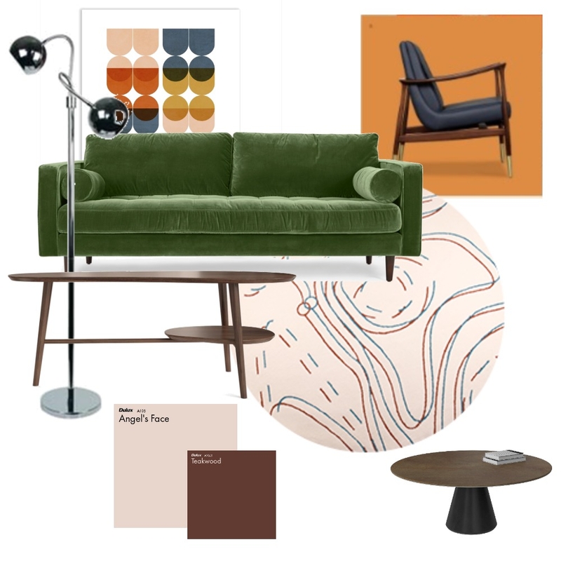 Living Room - Mad Med Mood Board by rubywilson02 on Style Sourcebook