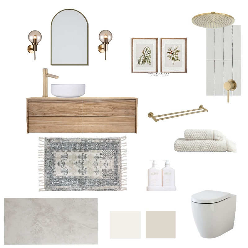 Module 9 Bathroom Mood Board by Airey Interiors on Style Sourcebook