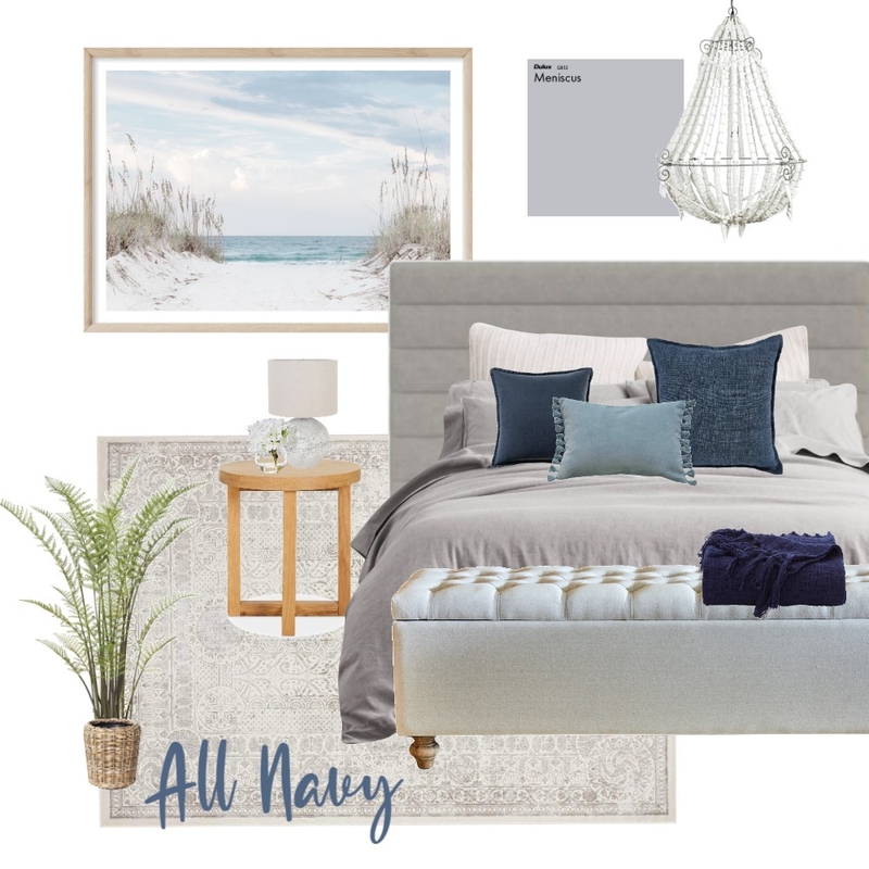 All Navy Bedroom Mood Board by GraceLangleyInteriors on Style Sourcebook