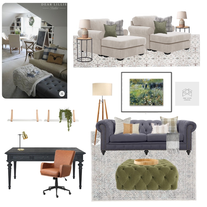 Glenforest Attic Conversion. Mood Board by The Room Update on Style Sourcebook
