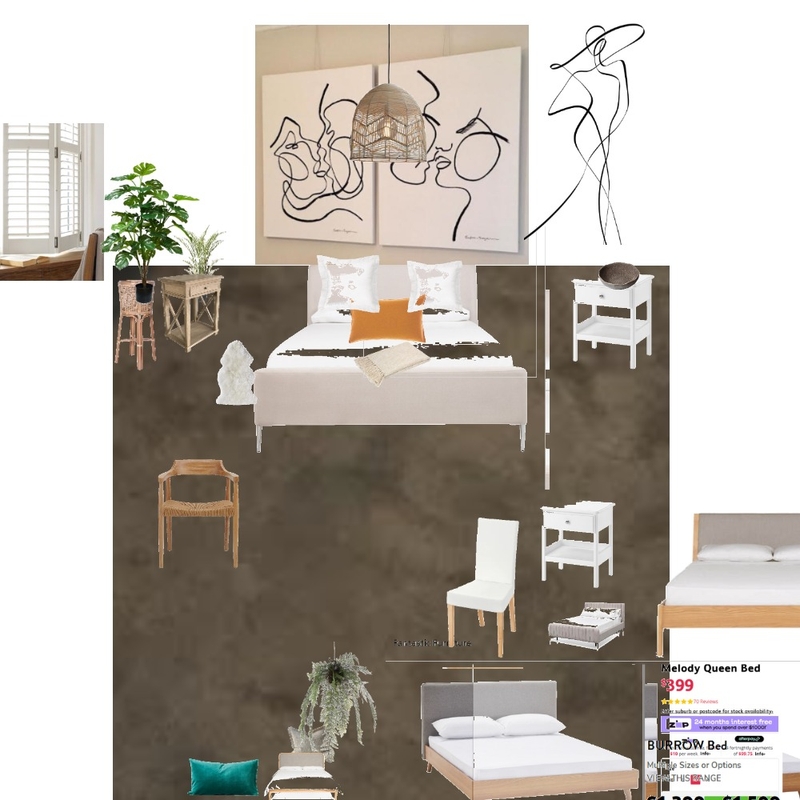 Master bedroom K & S Mood Board by Katie Dilli on Style Sourcebook