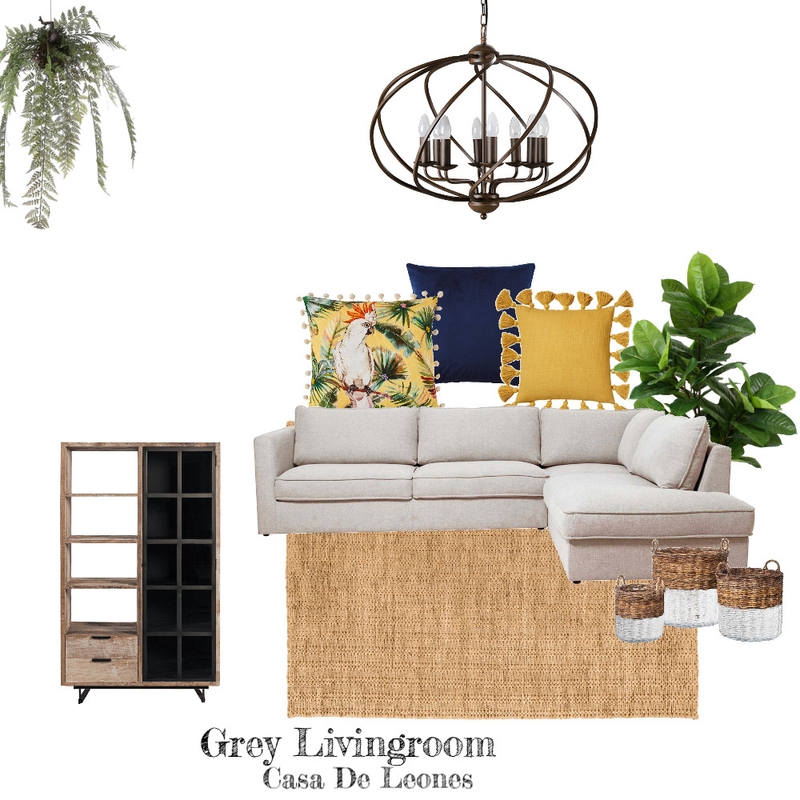 Mood Board Casa de Leones - Grey Livingroom Mood Board by Erick Pabellon on Style Sourcebook