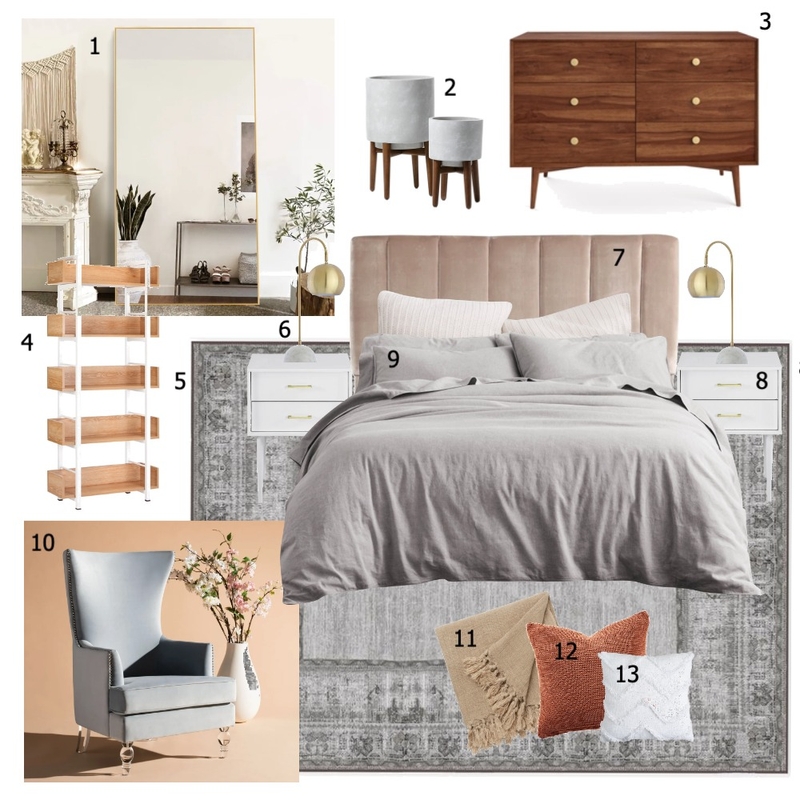 Catherine Urbanek // Bedroom Mood Board by Lauren Thompson on Style Sourcebook