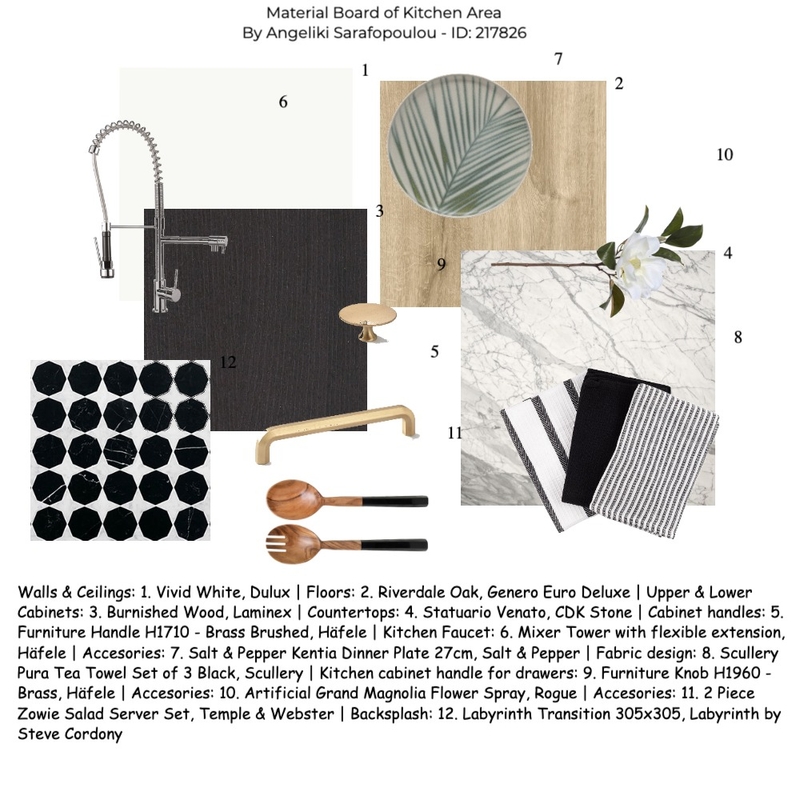 Kitchen Mood Board Module 12 Mood Board by Angeliki Sar on Style Sourcebook