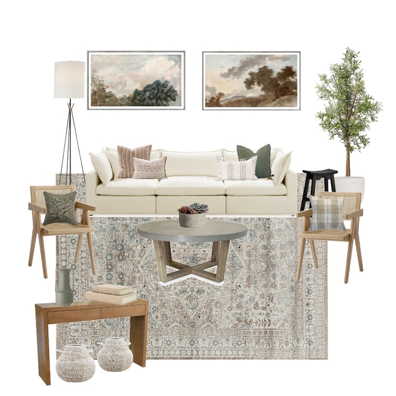 Traditional Modern Living Room Mood Board by interiorsbya on Style Sourcebook