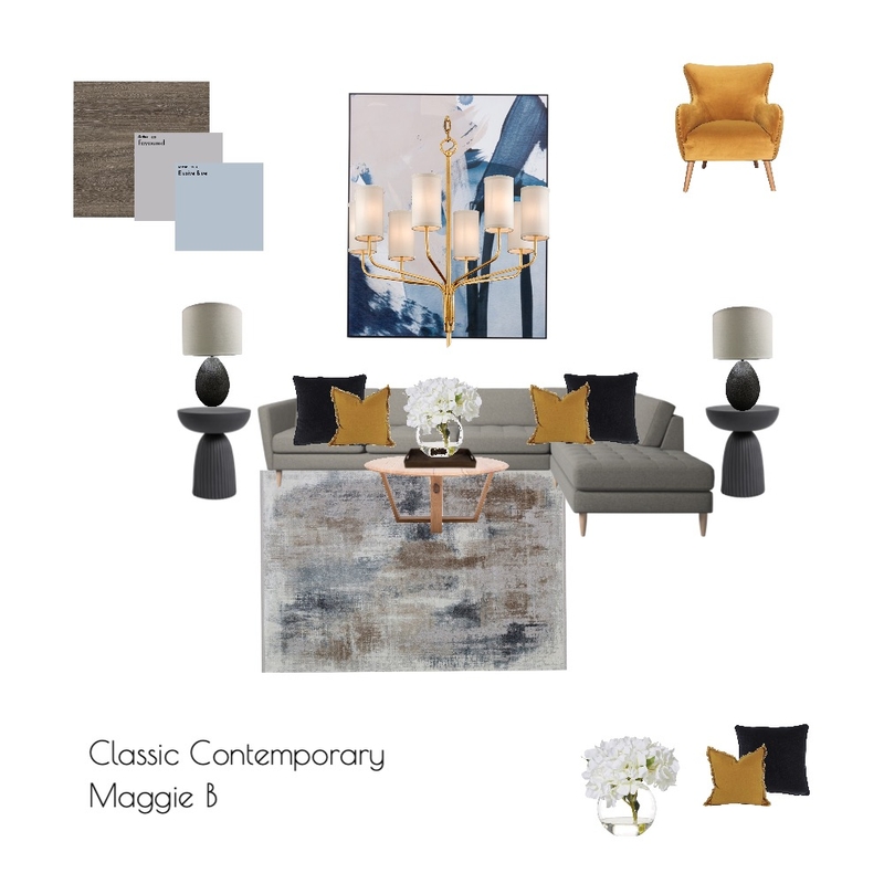 Classic Contemporary Living Room Mood Board by Maggieb14 on Style Sourcebook