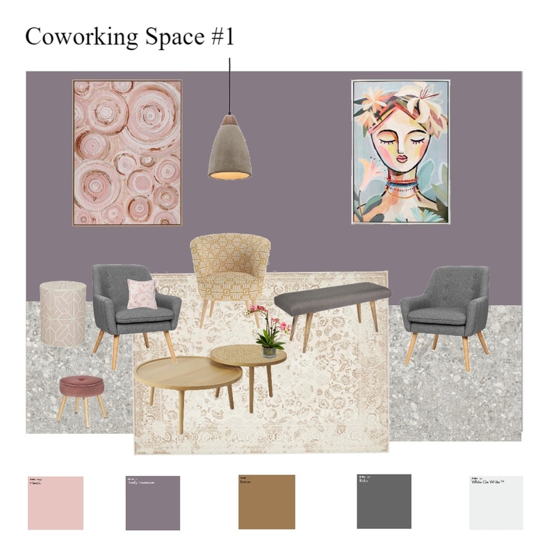 The Loft Coworking Space Mood Board #1 Mood Board by JacquiM on Style Sourcebook