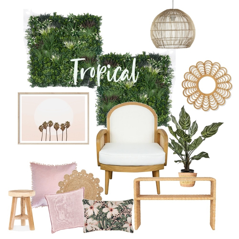 Tropical Mood Board by Mallorie on Style Sourcebook