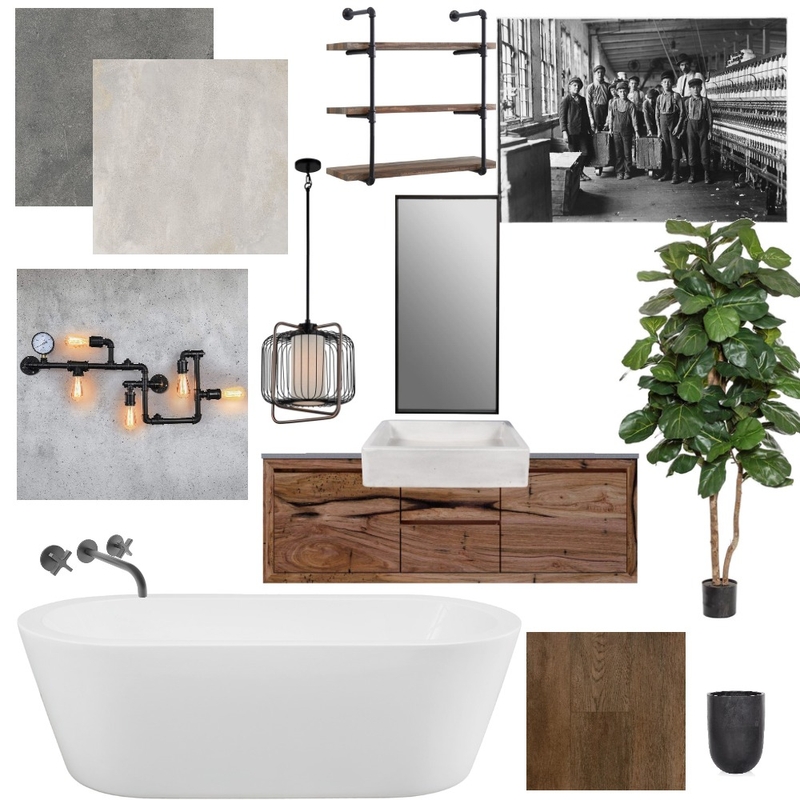 Industrial bathroom Mood Board by cristina_n03 on Style Sourcebook