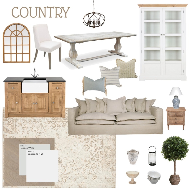 Country Mood Board by KimmyG on Style Sourcebook