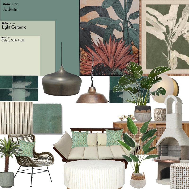 Outdoor Setting Mood Board by Silvana on Style Sourcebook