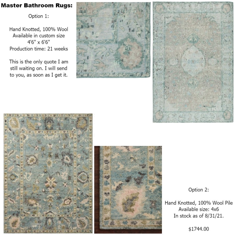 Moore CO master bathroom rugs Mood Board by Intelligent Designs on Style Sourcebook