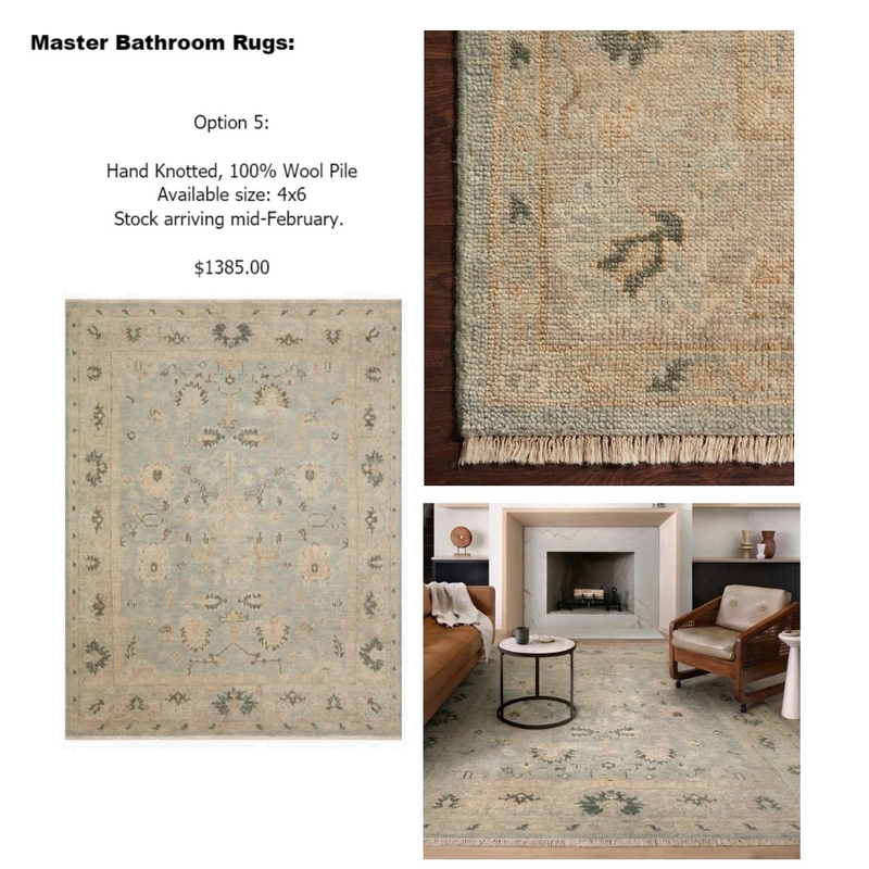 Moore CO master bathroom rugs 3 Mood Board by Intelligent Designs on Style Sourcebook