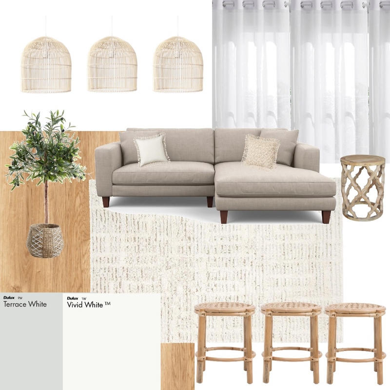 Timber & White Living room Mood Board by pdeeth on Style Sourcebook