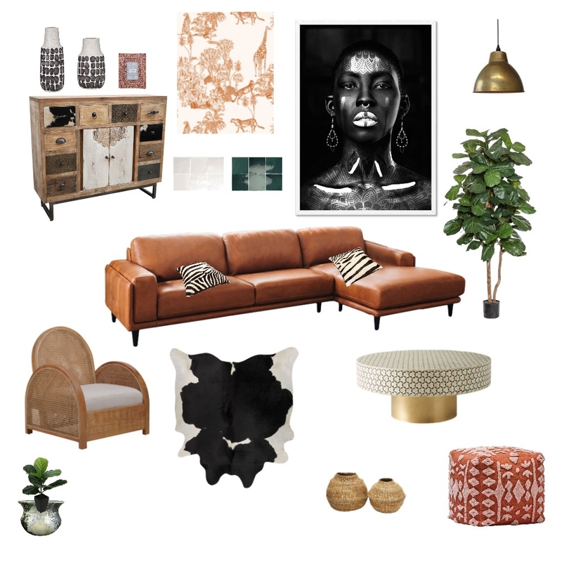 African Mood Board Mood Board by Verity Tabcharani on Style Sourcebook