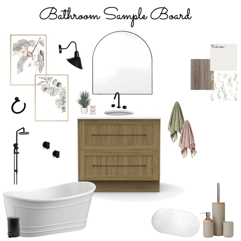 Bathroom sample board Mood Board by Britnie on Style Sourcebook