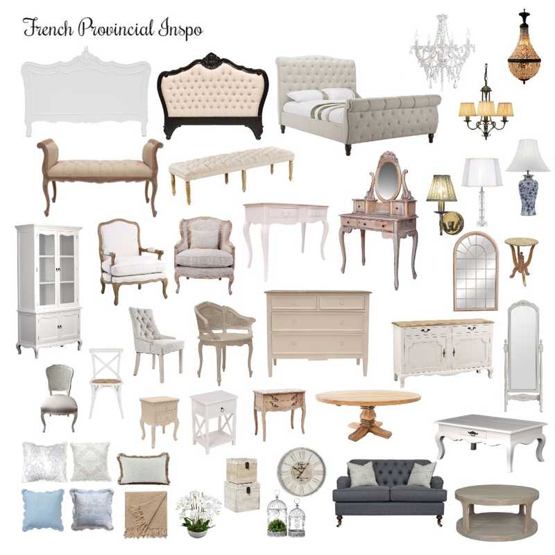 French Provincial Inspo Mood Board by MelissaKW on Style Sourcebook