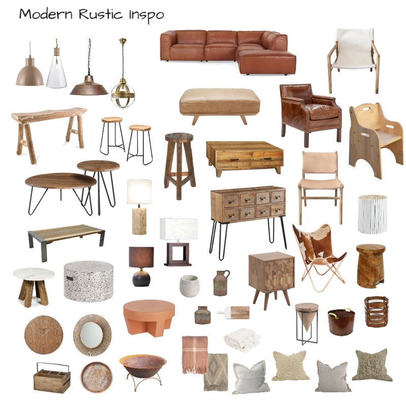 Modern Rustic Inspo Mood Board by MelissaKW on Style Sourcebook