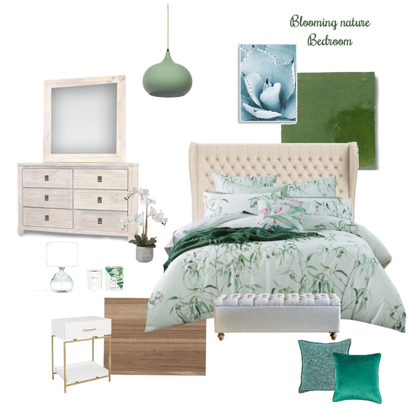 Blooming nature bedroom Mood Board by Anastasia U on Style Sourcebook