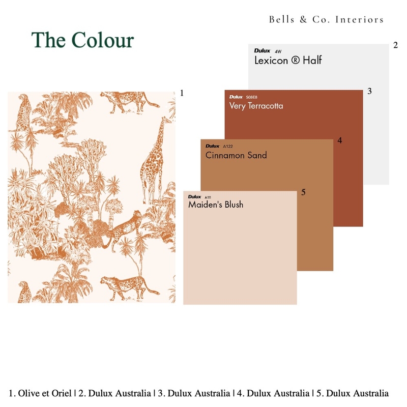 Safari colour palette Mood Board by Bells & Co. Interiors on Style Sourcebook