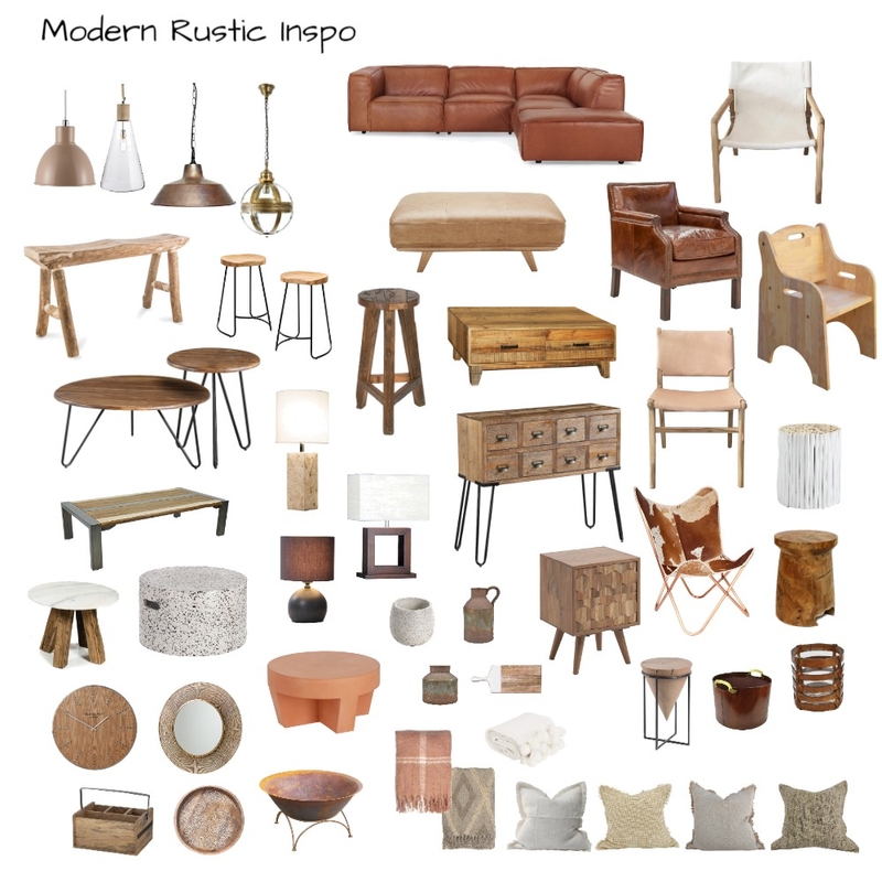 Modern Rustic Inspo Mood Board by MelissaKW on Style Sourcebook