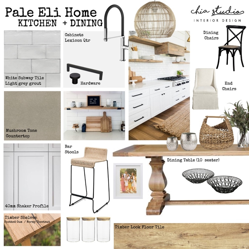 Pale Eli Kitchen Kitchen + Dining Mood Board by Chia Studio on Style Sourcebook