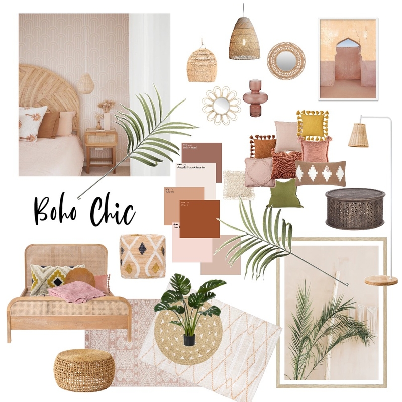 Boho Chic Mood Board by Vanessa George on Style Sourcebook