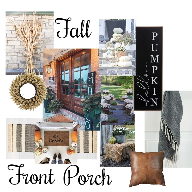 Fall Front Porch Mood Board by KristenRachelle on Style Sourcebook