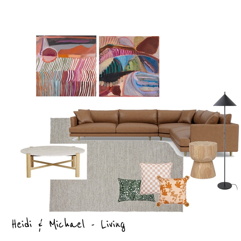 Heidi & Michael - Living Mood Board by rebeccawelsh on Style Sourcebook