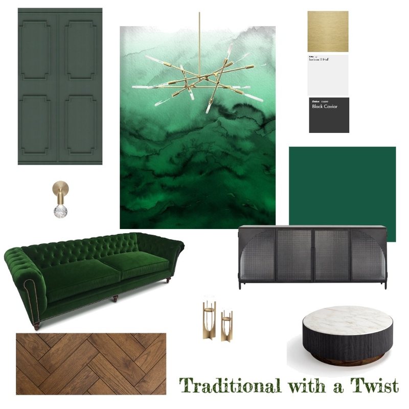 Traditional with a Twist Mood Board by Debbie Tubb on Style Sourcebook