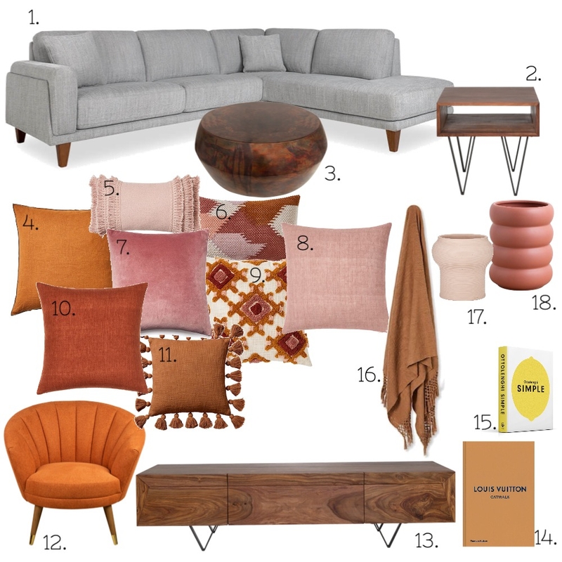 Family Room Mood Board by Samantha McClymont on Style Sourcebook