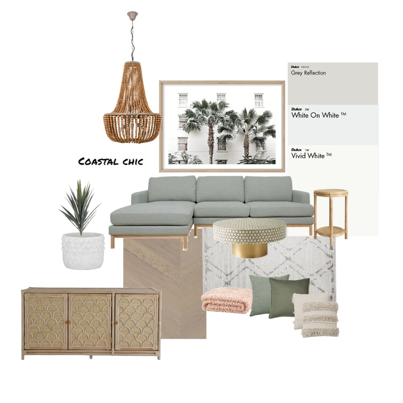 Coastal Chic Mood Board by Eden House Interiors on Style Sourcebook
