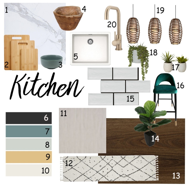 kitchen Mood Board by Abby Smerdon on Style Sourcebook