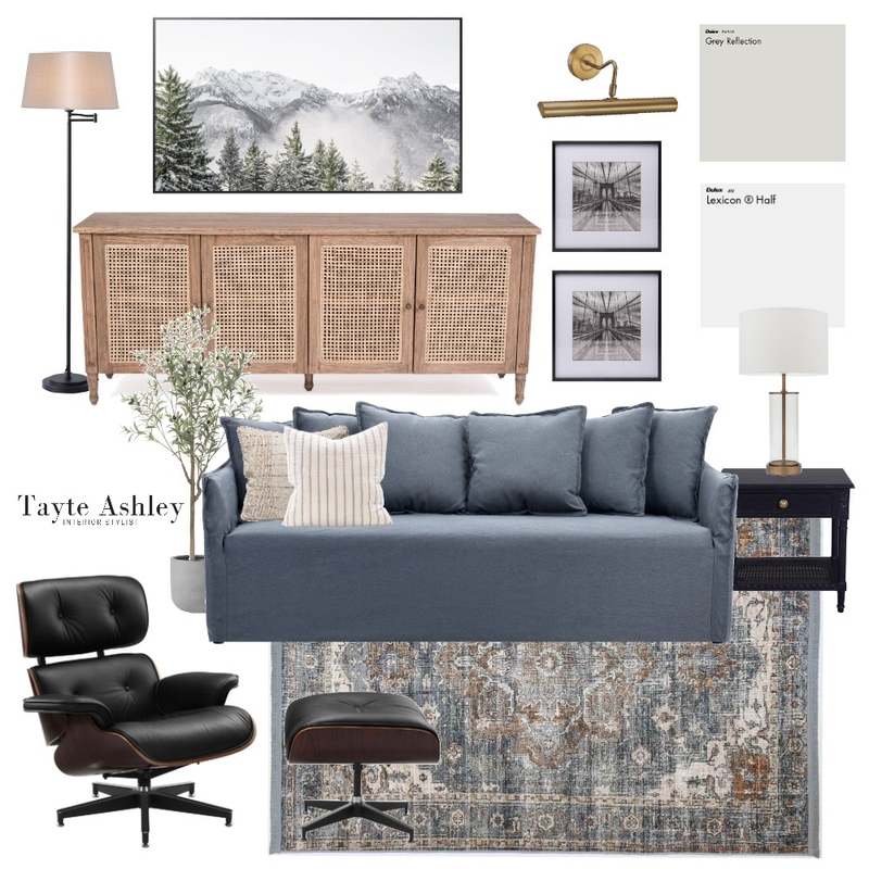 Contemporary Farmhouse Living Mood Board by Tayte Ashley on Style Sourcebook